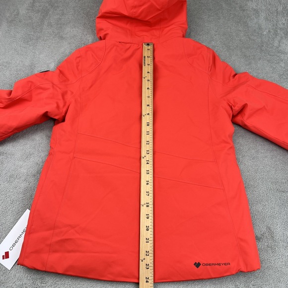 Obermeyer Rylee Jacket Teen Girls Large 14-16 Aurora‎ Rose Pink Ski Snow Coat - Picture 9 of 10